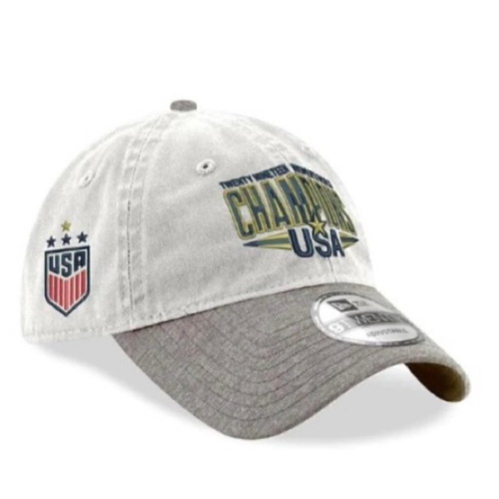 Nwot - New Era, Uswnt 9Twenty 4-Star USA Champions Cap. Color: White.